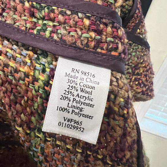 Like new coldwater creek tweed blazer size 14 - Picture 6 of 6